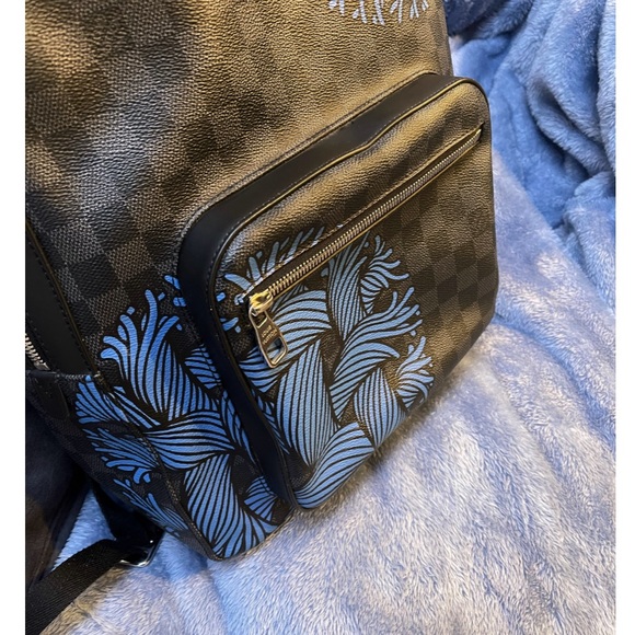 Louis Vuitton x Christopher Nemeth Damier Graphite Rope Josh Backpack - Picture 9 of 11